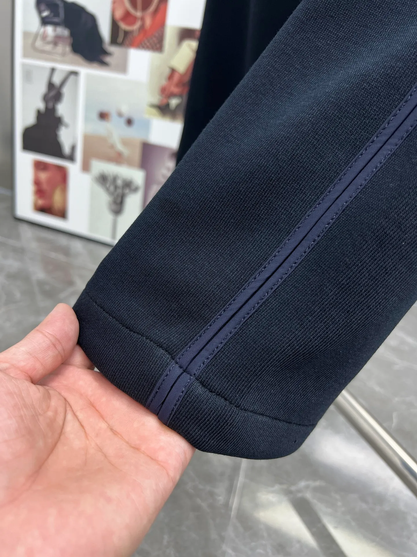 P300 NEW2025 Autumn and Winter New Casual Pants Exclusive Customized Fabric Color: Black and Blue SIZE: M-4XL